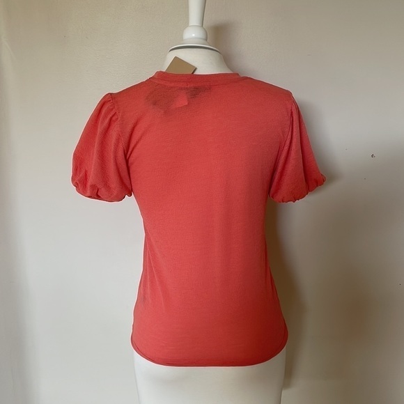 Halogen Puffed Sleeve Top NWT Size S - Picture 3 of 7